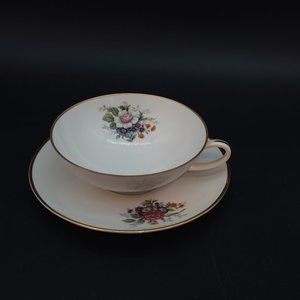 Wide Mouthed Teacup and Saucer by Joseph Kuba /JKW 4